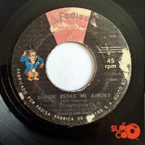 Disco de Vinilo Phantasma - Donde Estás Mi Amor? / Con Mi Quena Y Mi Guitarra Vinyl Record