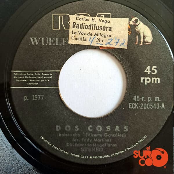 Disco de Vinilo Wuelfo - Dos Cosas / Aléjate De Mi Vinyl Record