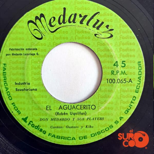 Disco de Vinilo Don Medardo Y Sus Players - El Aguacerito / Sabes Que Te Quiero Vinyl Record