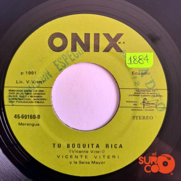 Disco de Vinilo Vicente Viteri - Aleja Tu Miseria / Tu Boquita Rica Vinyl Record
