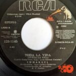 Disco de Vinilo Emmanuel - Toda La Vida / Que Largo Fin De Semana Vinyl Record
