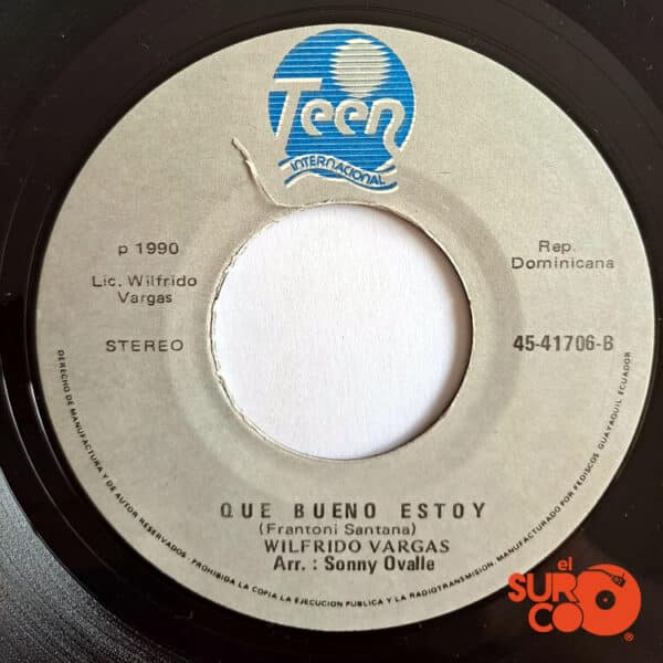 Disco de Vinilo Wilfrido Vargas - Socaribe / Que Bueno Estoy Vinyl Record