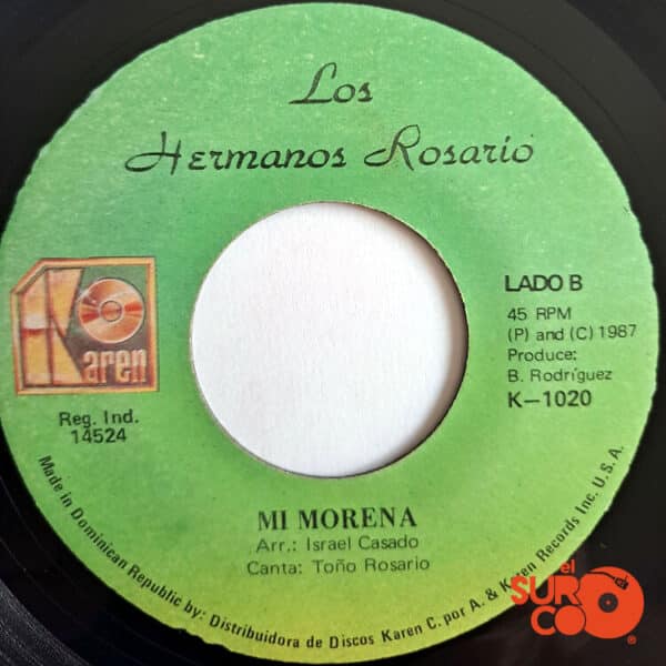 Disco de Vinilo Los Hermanos Rosario - La Luna Coqueta / Mi Morena Vinyl Record