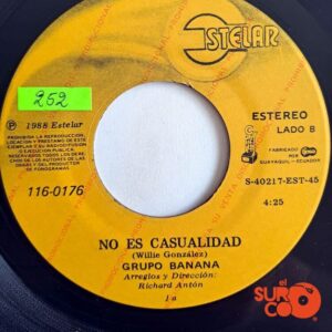 Disco de Vinilo Grupo Banana - Pruébame / No Es Casualidad (Promocional) Vinyl Record