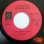 Disco de Vinilo La Revolución De Emiliano Zapata - Solo “Siempre Solo” / Piénsame Vinyl Record