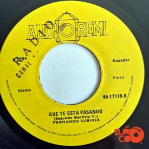 Disco de Vinilo Segundo Bautista - Robaron Mi Carrito / Que Te Está Pasando Vinyl Record
