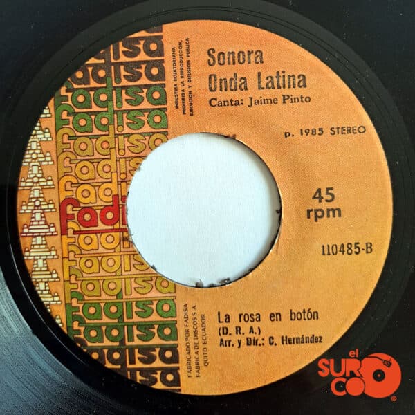 Disco de Vinilo Sonora Onda Latina - El Carbonero / La Rosa En Botón Vinyl Record