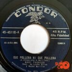 Disco de Vinilo Mary Fuentes - Que Pollera Ni Que Pollera / La Negra Decente Vinyl Record