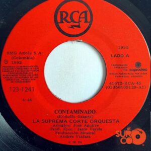 Disco de Vinilo La Suprema Corte Orquesta - Contaminando / Fondo, Forma Vinyl Record