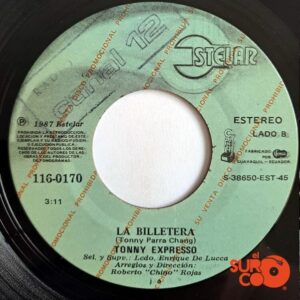 Disco de Vinilo Tonny Expresso - De La Blanca / La Billetera (Promocional) Vinyl Record