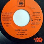 Disco de Vinilo Los Secretos - No Me Falles / Quiero Beber Hasta Perder El Control Vinyl Record