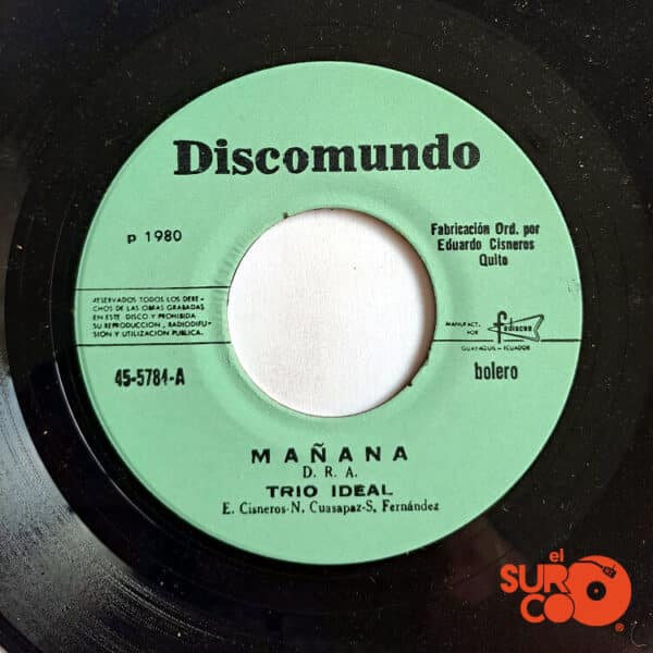 Disco de Vinilo Trío Ideal - Mañana / Jai Jai Vinyl Record