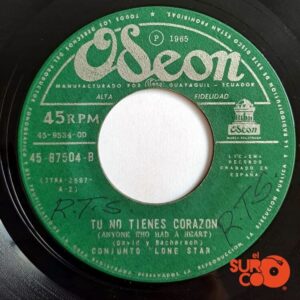 Disco de Vinilo Conjunto Lone Star - La Casa Del Sol Naciente / Tu No Tienes Corazón Vinyl Record