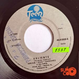 Disco de Vinilo Oscar Sánchez - No Es Casualidad / Valiente Vinyl Record