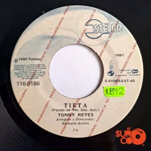 Disco de Vinilo Tonny Reyes - La Pelua / Tieta (Promocional) Vinyl Record