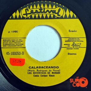 Disco de Vinilo Los Auténticos De Manabí - Dancando Lambada / Calabaceando Vinyl Record