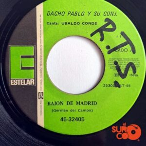 Disco de Vinilo Dacho Pablo - Baion De Madrid / Arpita De Mis Canciones Vinyl Record