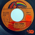 Disco de Vinilo Super Orquesta Los Dukes - La Rica Pobre / Chica Mala Vinyl Record
