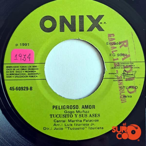 Disco de Vinilo Tucusito Y Sus Ases - La Zandunga / Peligroso Amor Vinyl Record