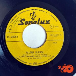 Disco de Vinilo Julio Jaramillo - Río Crecido / Paloma Blanca Vinyl Record