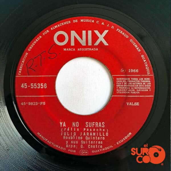 Disco de Vinilo Julio Jaramillo - Mala Mujer / Ya No Sufras Vinyl Record