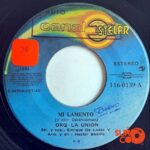 Disco de Vinilo Orquesta La Unión - Mi Lamento / El Son Del Tren Vinyl Record