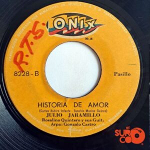 Disco de Vinilo Julio Jaramillo - Virgen Pura / Historia De Amor Vinyl Record