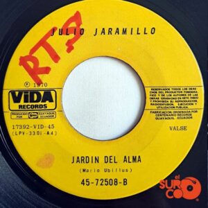 Disco de Vinilo Julio Jaramillo - Me Juraste Ayer / Jardín Del Alma Vinyl Record