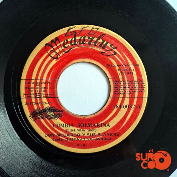Disco de Vinilo Don Medardo Y Sus Players - Cumbia Solmarina / El Año Viejo Vinyl Record