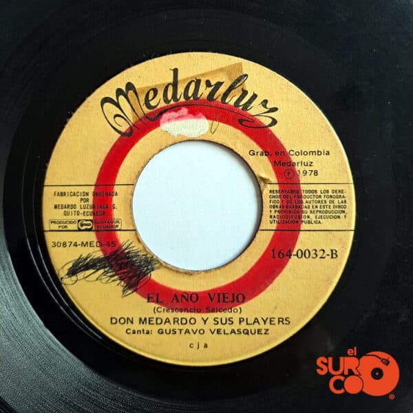 Disco de Vinilo Don Medardo Y Sus Players - Cumbia Solmarina / El Año Viejo Vinyl Record