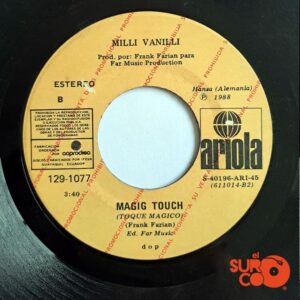 Disco de Vinilo Milli Vanilli - Girl You Know It’s True / Magic Touch Vinyl Record