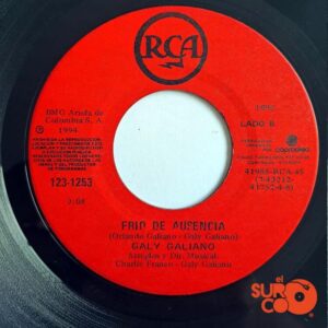Disco de Vinilo Galy Galiano - Amor De Primavera / Frío De Ausencia Vinyl Record