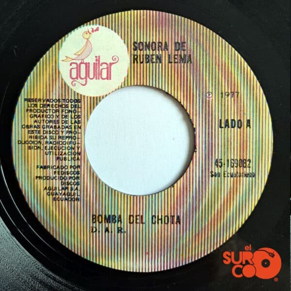 Rubén Lema - Bomba Del Chota / Paga La Cuenta Sinverguenza Vinilo