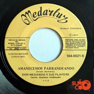 Disco de Vinilo Don Medardo Y Sus Players - La Luna Y El Pescador / Amanecemos Parrandeando Vinyl Record