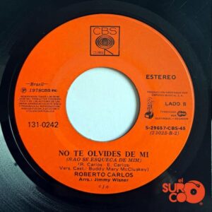 Disco de Vinilo Roberto Carlos - Amigo / No Te Olvides De Mi Vinyl Record