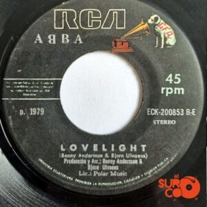 Disco de Vinilo Abba - Chiquitita (Español) / Lovelight Vinyl Record
