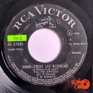 Disco de Vinilo Palito Ortega - Siento Orgullo / Sobre Todas Las Miserias Vinyl Record