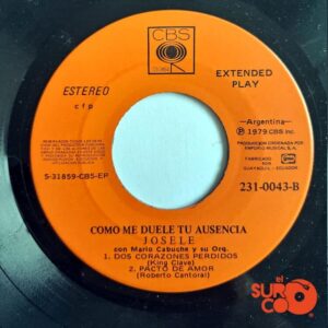 Disco de Vinilo Josele - Como Me Duele Tu Ausencia / Dos Corazones Perdidos Vinyl Record