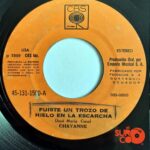 Disco de Vinilo Chayanne - Fuiste Un Trozo De Hielo En La Escarcha / Marinero Vinyl Record
