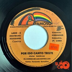 Disco de Vinilo El Combo De Las Estrellas - Alejo El Rey / Por Eso Canto Triste Vinyl Record
