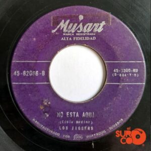 Disco de Vinilo Los Jiggers - No Está Aquí / Popotitos Vinyl Record
