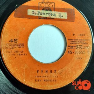 Disco de Vinilo Las Moskas - Mala Luna Nueva / Venus Vinyl Record