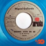 Disco de Vinilo Miguel Gallardo - Seguirá Vivo En Mi / Y Apago La Luz Vinyl Record