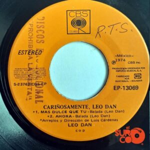 Disco de Vinilo Leo Dan - Más Dulce Que Tu / Que Hermosa Noche Vinyl Record