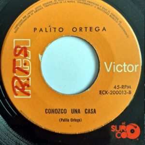 Disco de Vinilo Palito Ortega - Te Equivocaste / Conozco Una Casa Vinyl Record