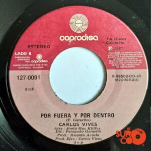 Disco de Vinilo Carlos Vives - Vuelve / Por Fuera Y Por Dentro Vinyl Record