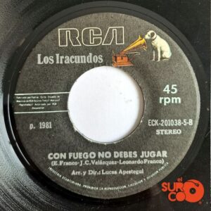 Disco de Vinilo Los Iracundos - Tarde Loca De Amor / Con Juego No Debes Jugar Vinyl Record