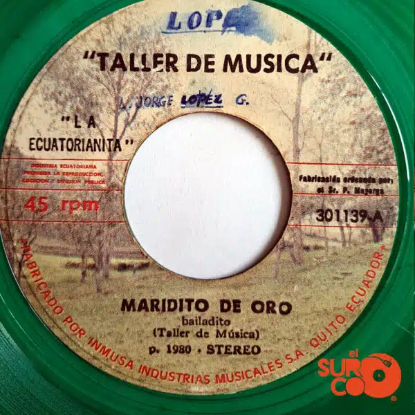 Disco de Vinilo Taller De Música - Maridito De Oro / El Bachiller Vinyl Record