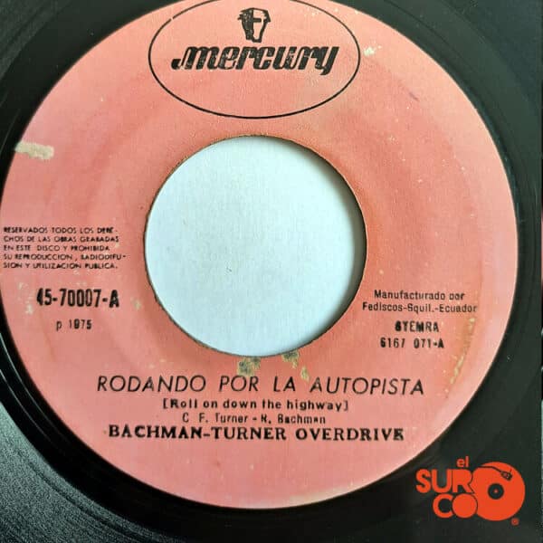 Disco de Vinilo Backman-Turner Overdrive - Roll On Down The Highway / Sladgehammer Vinyl Record