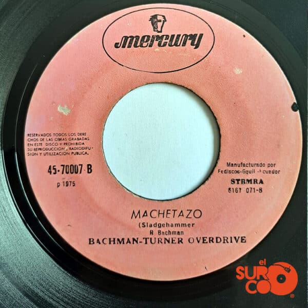 Disco de Vinilo Backman-Turner Overdrive - Roll On Down The Highway / Sladgehammer Vinyl Record